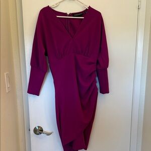 Elegant Magenta Dress